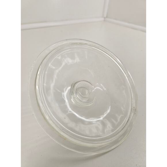 Vintage Clear Glass Lid #405 – Replacement Round 6” Cookware Cover - Picture 4 of 4
